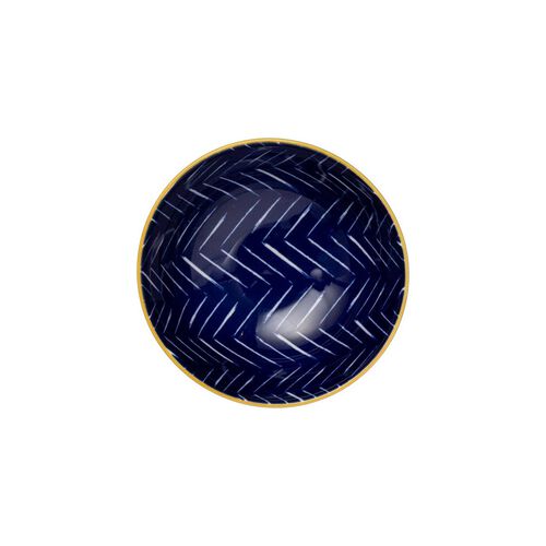 Mikasa Nibble Bowl 12X6cm Indigo Chevron